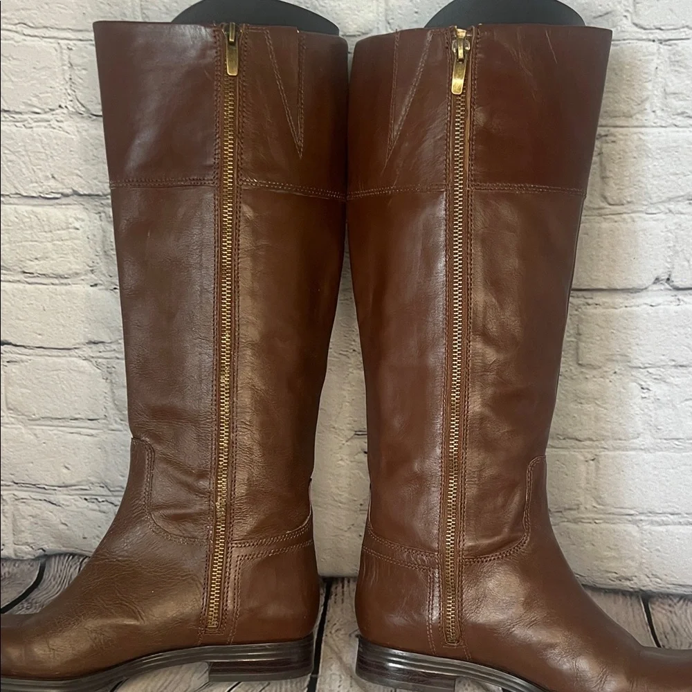 Enzo Angiolini Brown Over the Knee Boots